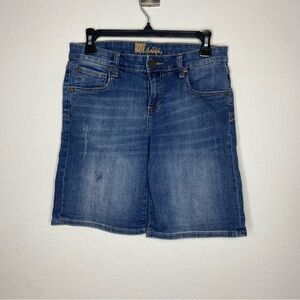 Kut From The Kluth Med-Wash Denim Bermuda Shorts Size 6